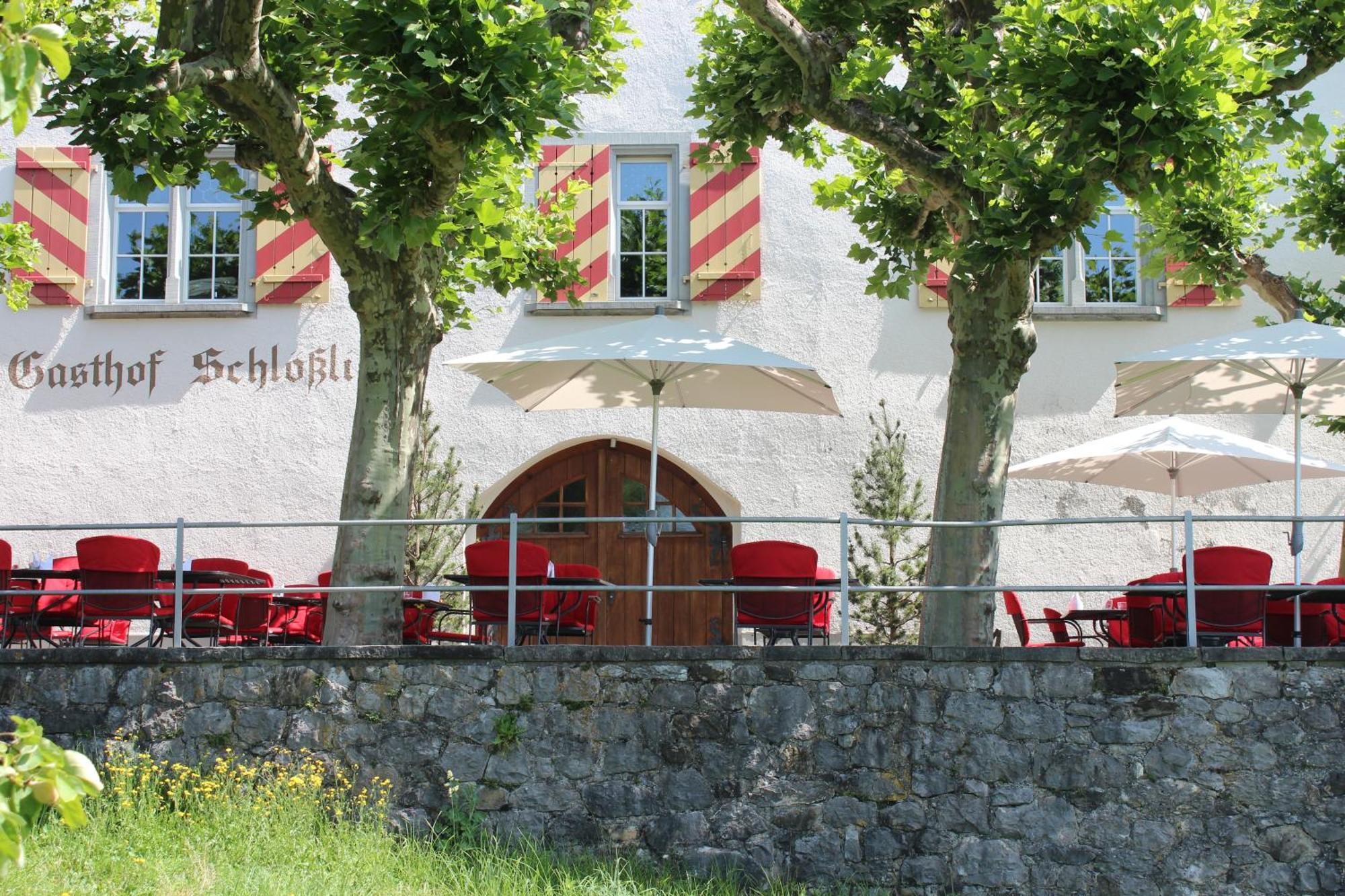 Hotel Restaurant Schloessli Sax Exterior photo